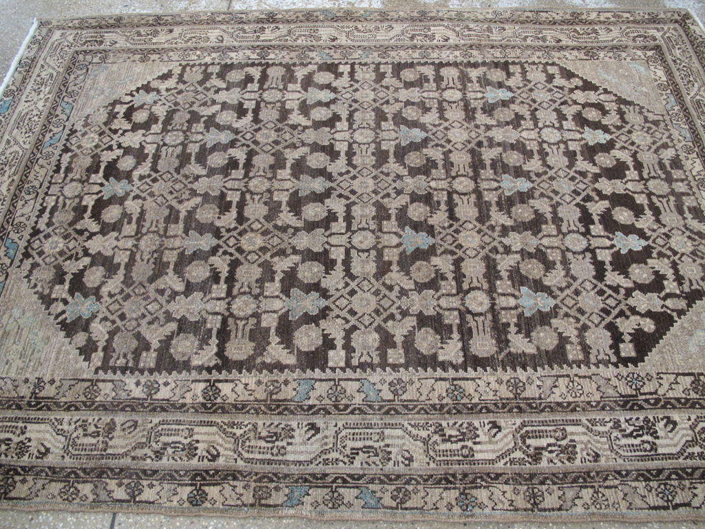 Vintage Persian Malayer Rug, No.23541 - Staging