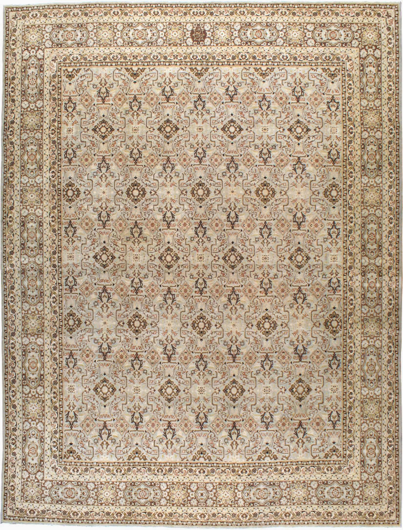 Antique Persian Mashad Carpet, No.23544 - Staging