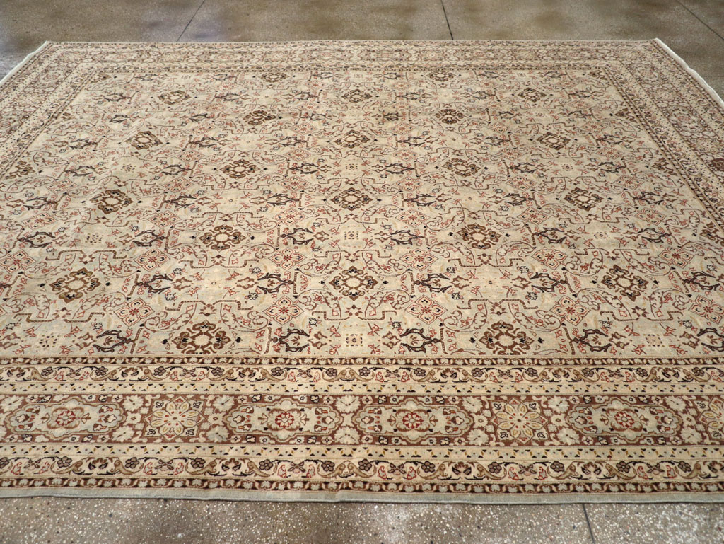 Antique Persian Mashad Carpet, No.23544 - Staging