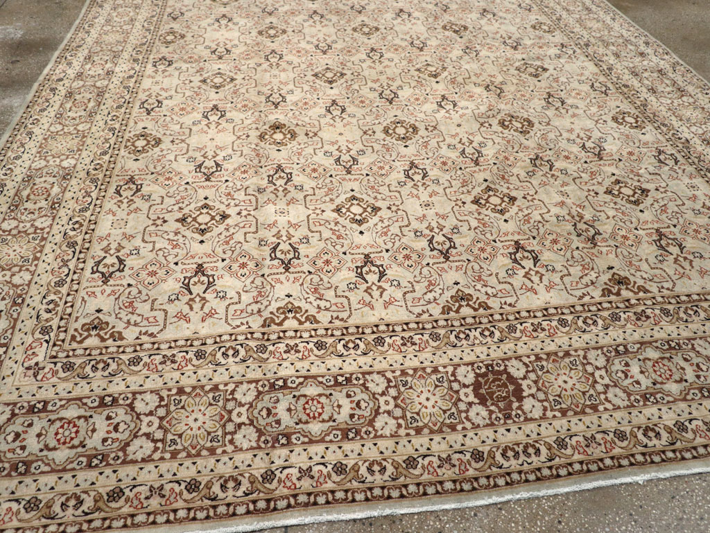 Antique Persian Mashad Carpet, No.23544 - Staging