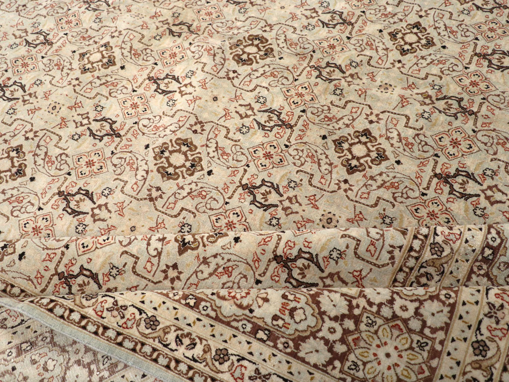 Antique Persian Mashad Carpet, No.23544 - Staging