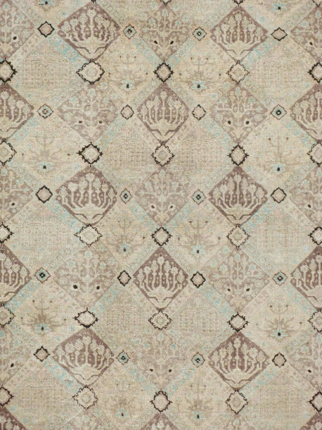 Vintage Persian Kashan Carpet, No.23545 - Staging