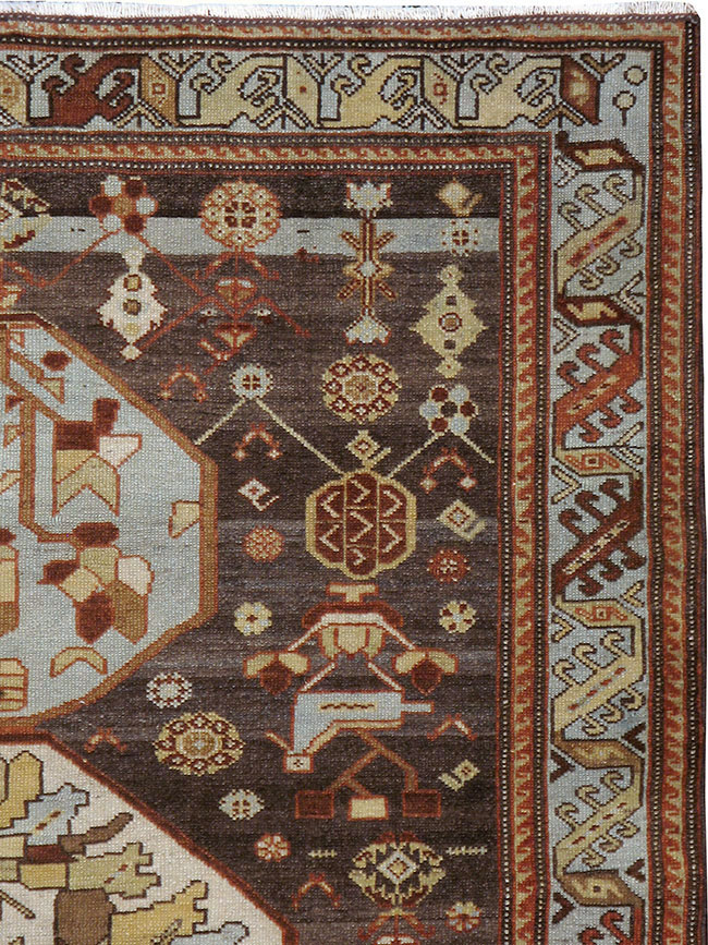 Vintage Persian Malayer Rug, No.23546 - Staging
