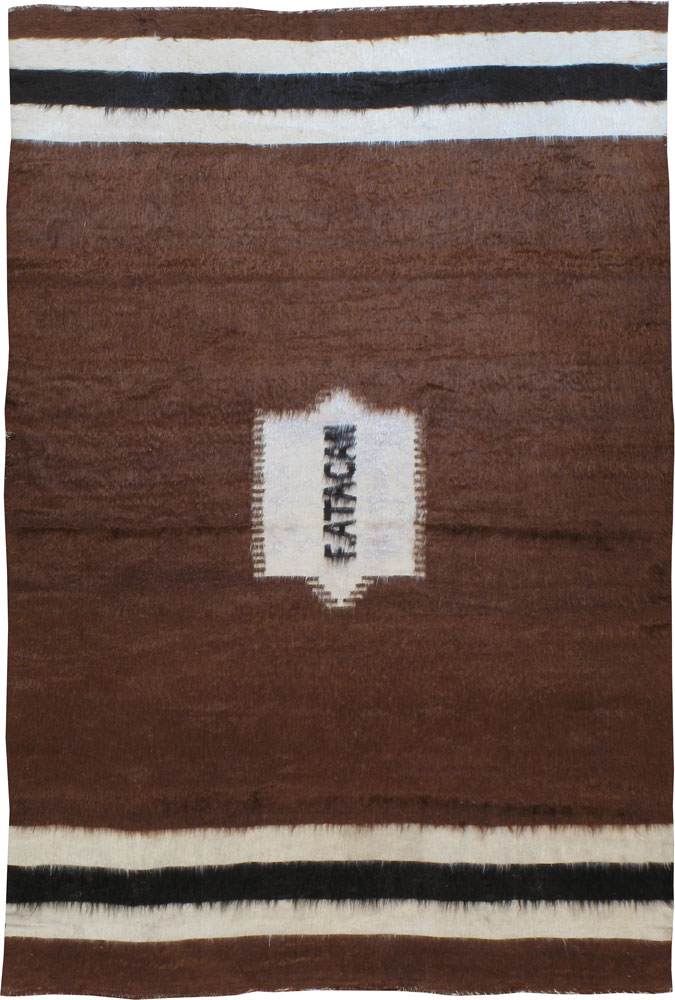 Vintage Turkish Mohair Rug, No.23549 - Staging