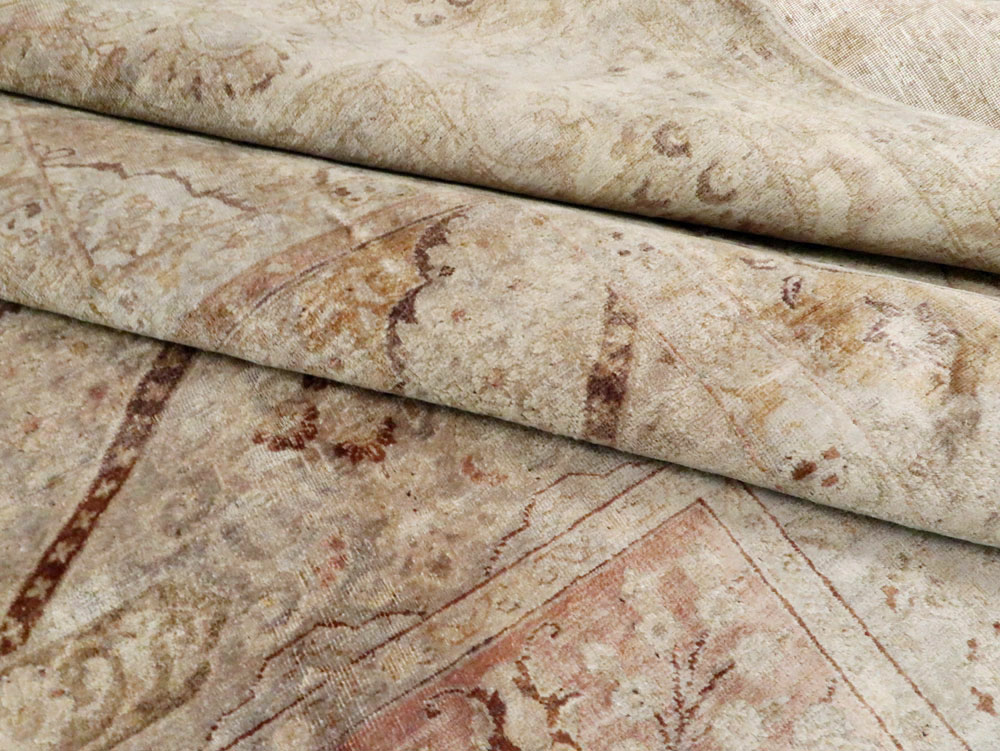 Antique Persian Tabriz Carpet, No.23550 - Staging