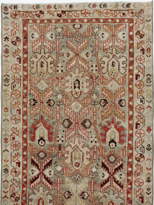 Vintage Persian Malayer Runner, No.23554 - Staging