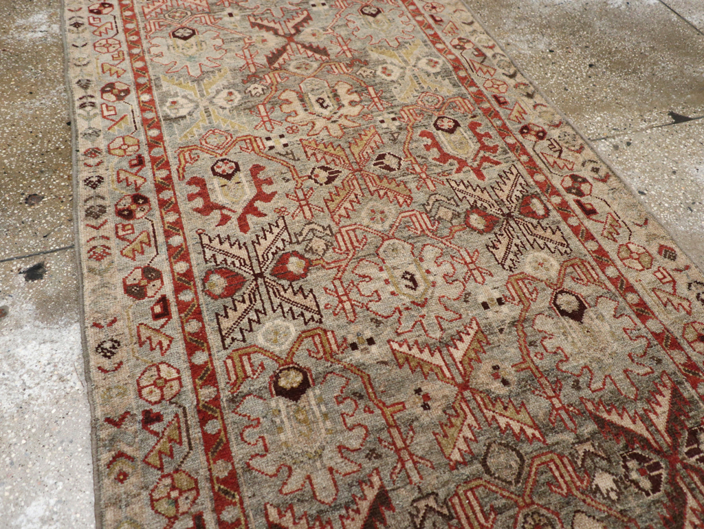 Vintage Persian Malayer Runner, No.23554 - Staging