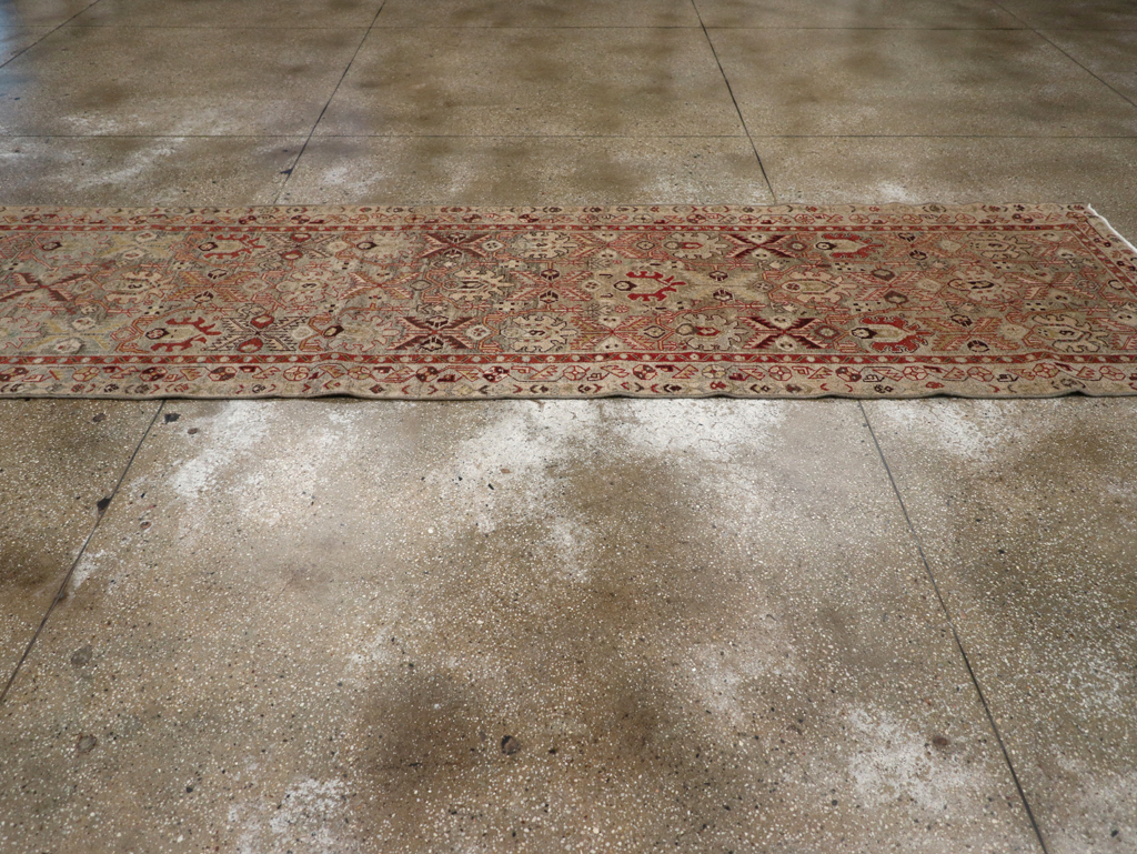 Vintage Persian Malayer Runner, No.23554 - Staging