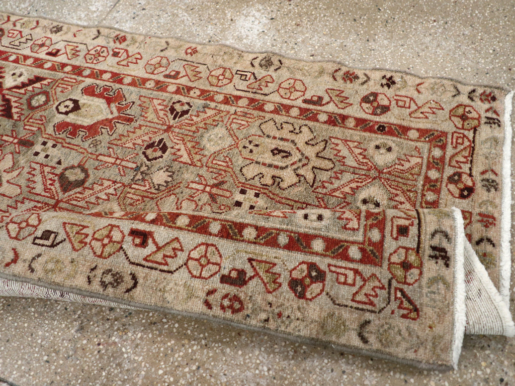 Vintage Persian Malayer Runner, No.23554 - Staging
