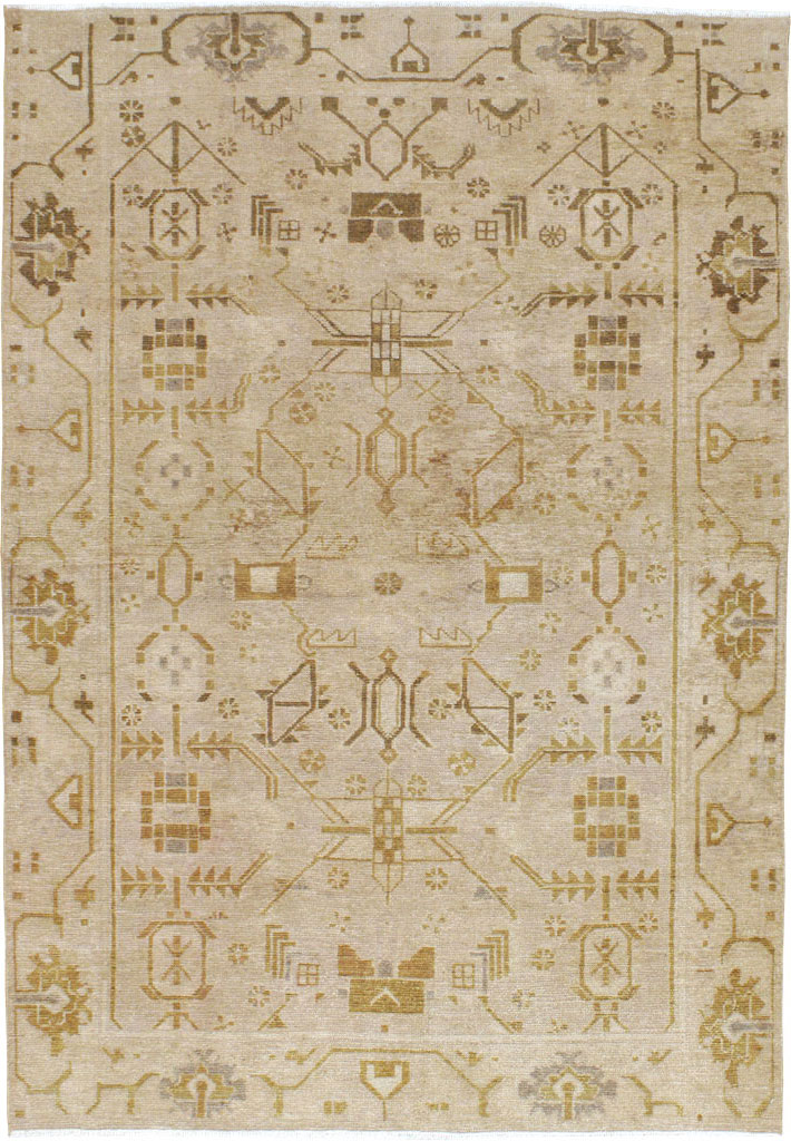 Vintage Persian Malayer Rug, No.23555 - Staging