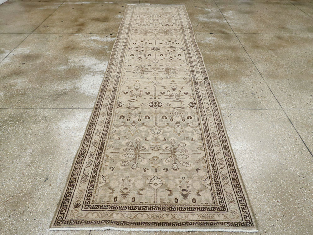 Vintage Persian Malayer Runner, No.23556 - Staging