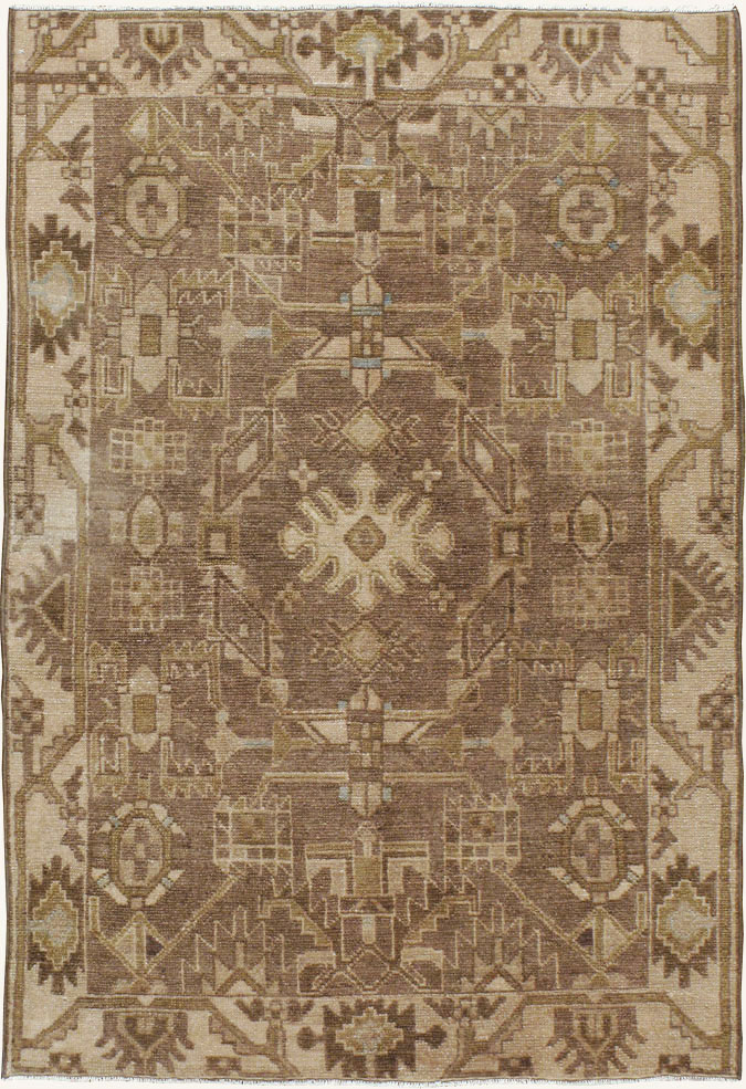 Vintage Persian Malayer Rug, No.23558 - Staging