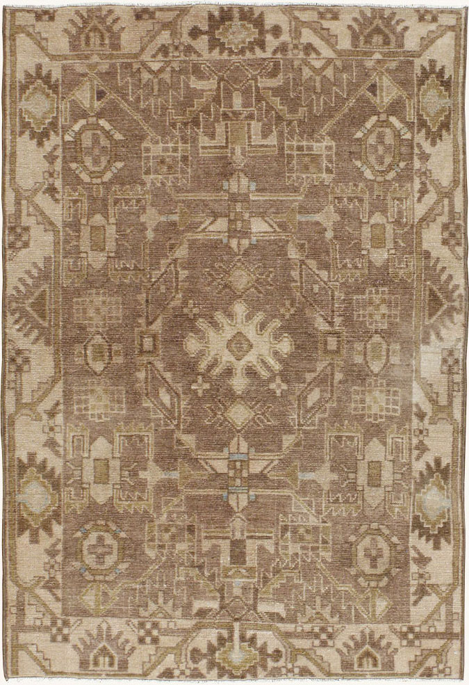 Vintage Persian Malayer Rug, No.23558 - Staging