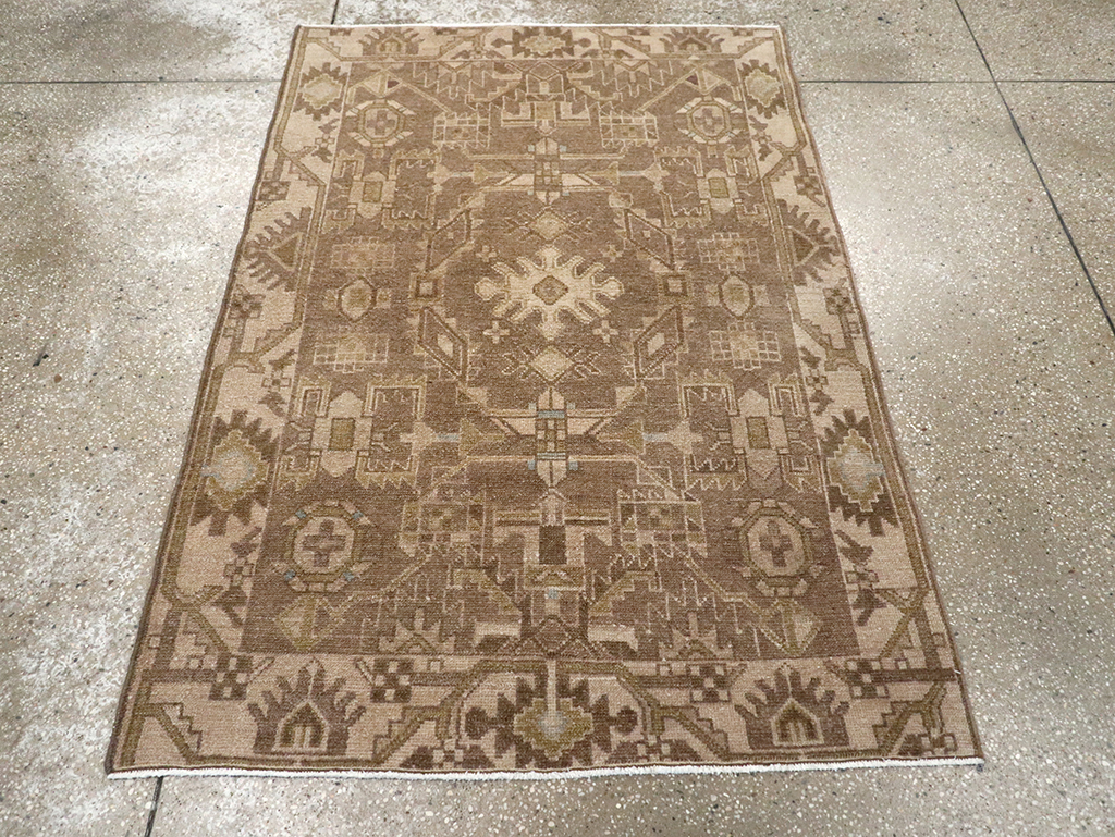 Vintage Persian Malayer Rug, No.23558 - Staging