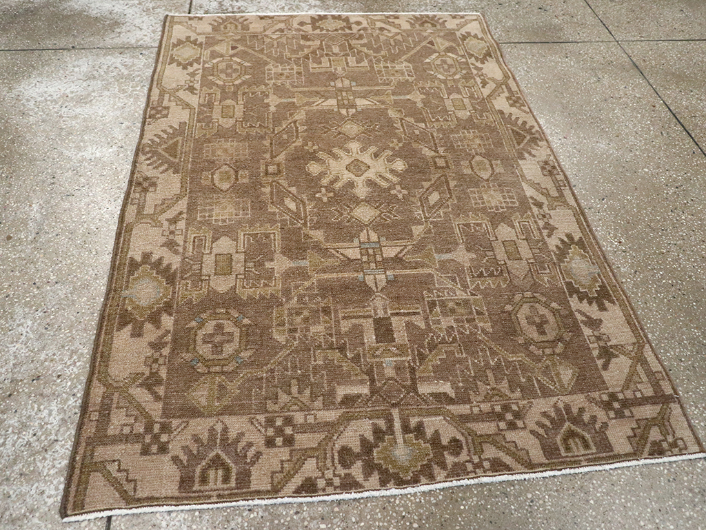 Vintage Persian Malayer Rug, No.23558 - Staging