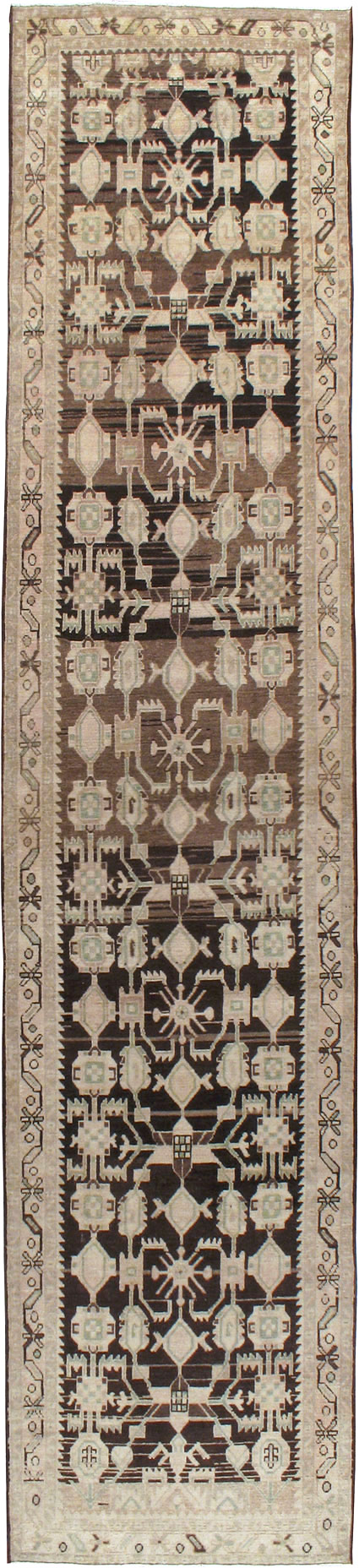 Vintage Persian Malayer Runner, No.23560 - Staging
