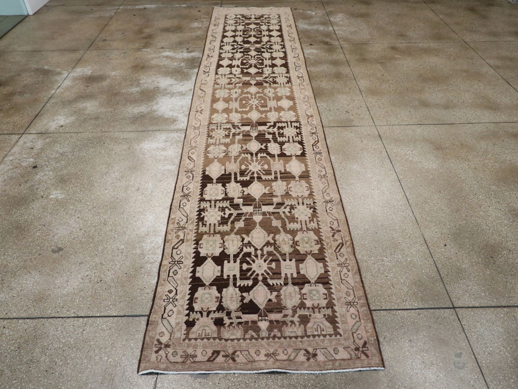 Vintage Persian Malayer Runner, No.23560 - Staging
