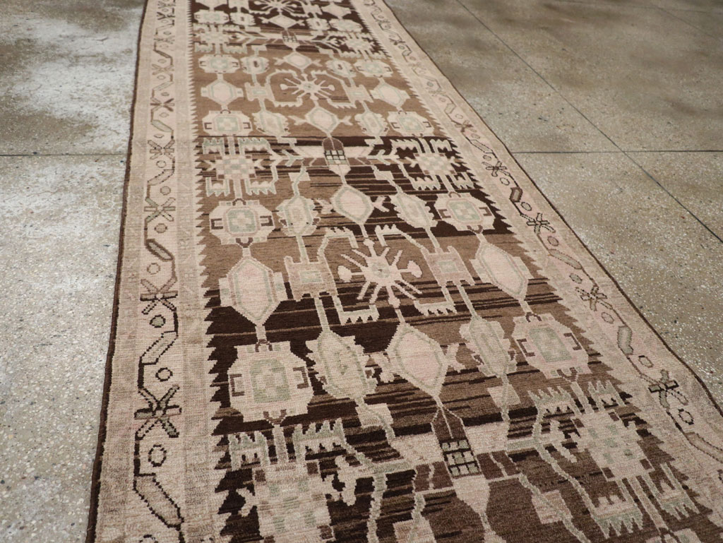 Vintage Persian Malayer Runner, No.23560 - Staging