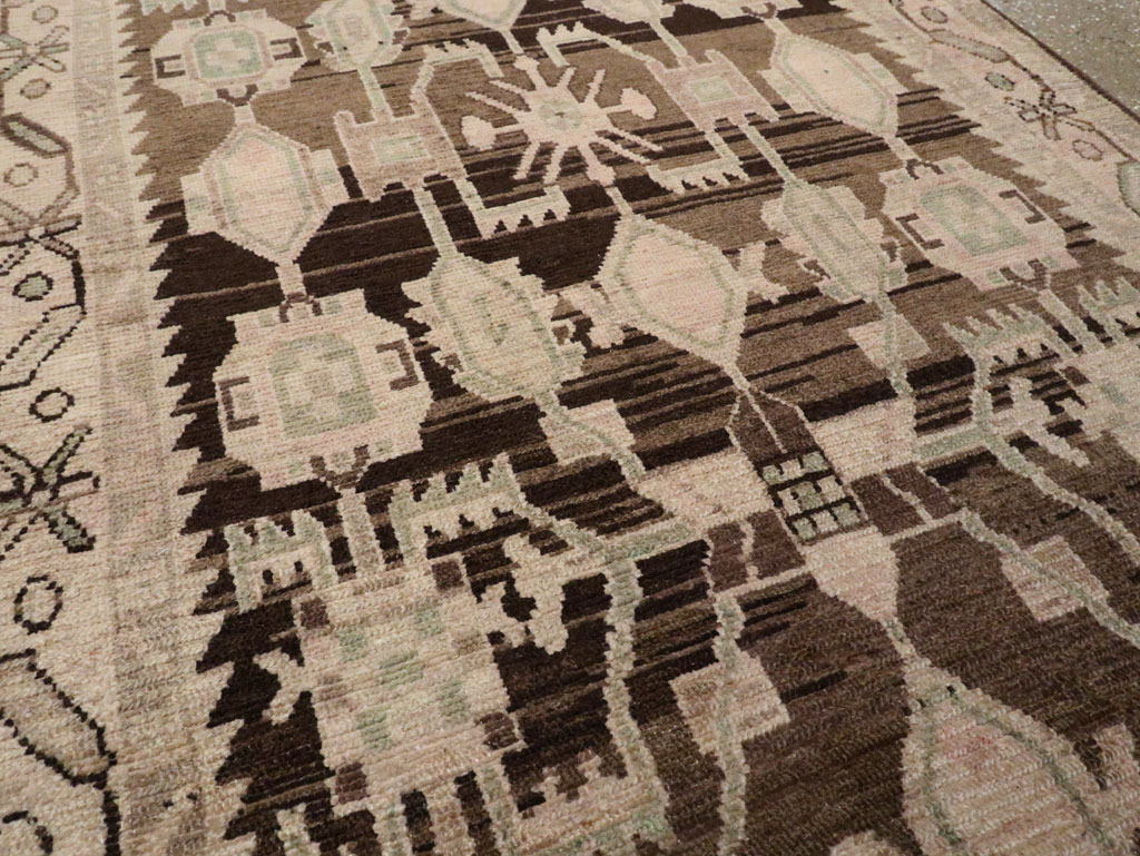 Vintage Persian Malayer Runner, No.23560 - Staging