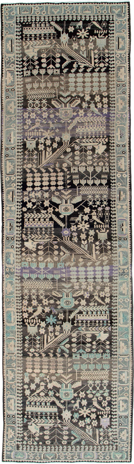 Vintage Persian Malayer Runner, No.23564 - Staging