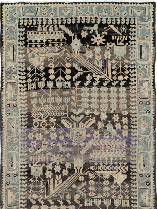 Vintage Persian Malayer Runner, No.23564 - Staging