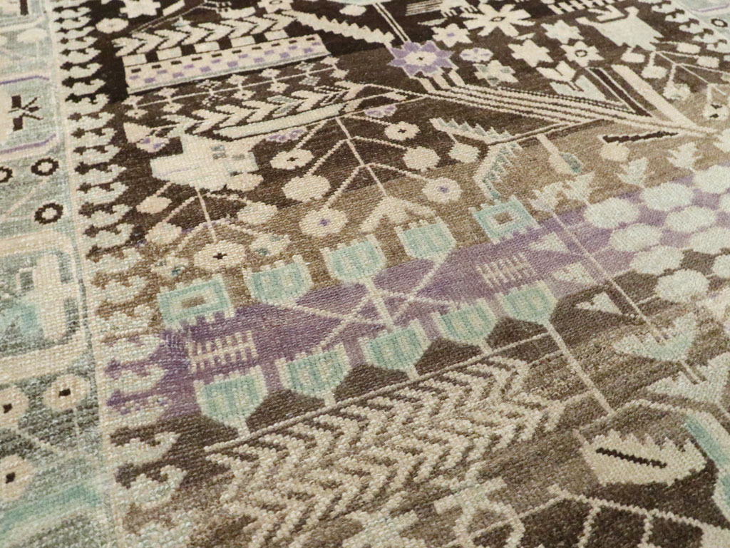 Vintage Persian Malayer Runner, No.23564 - Staging