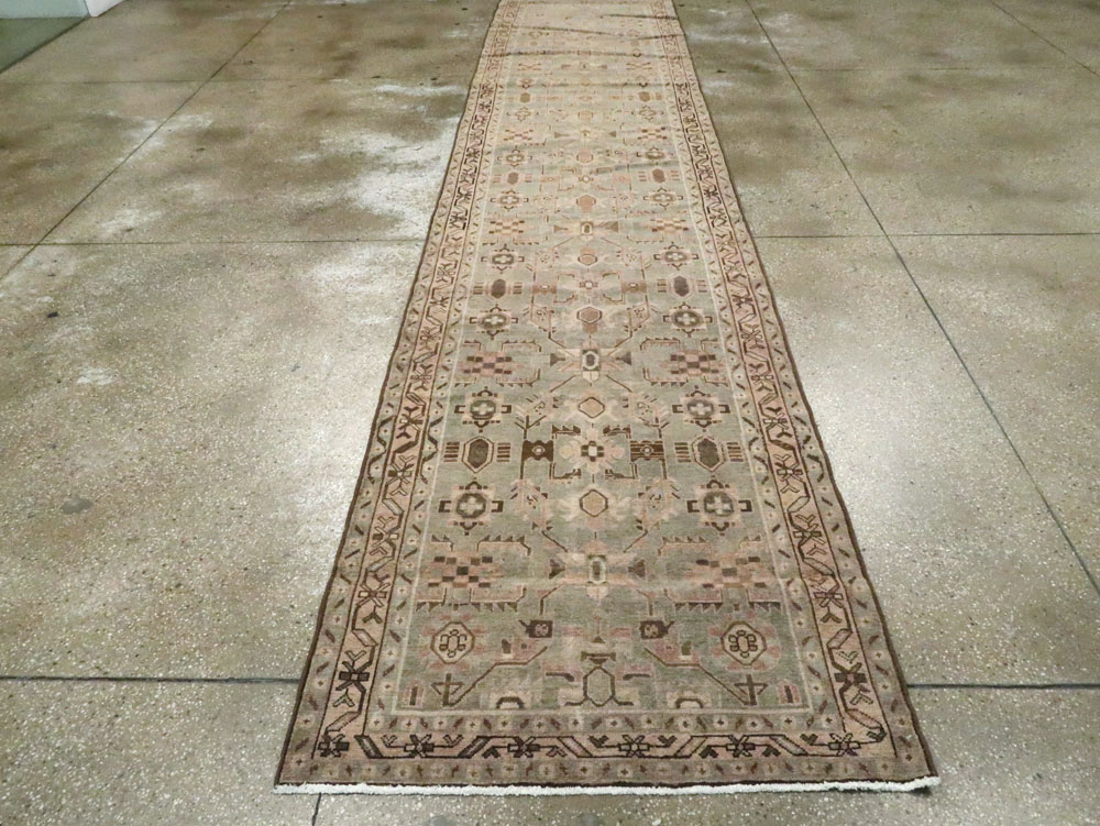 Vintage Persian Malayer Runner, No.23565 - Staging