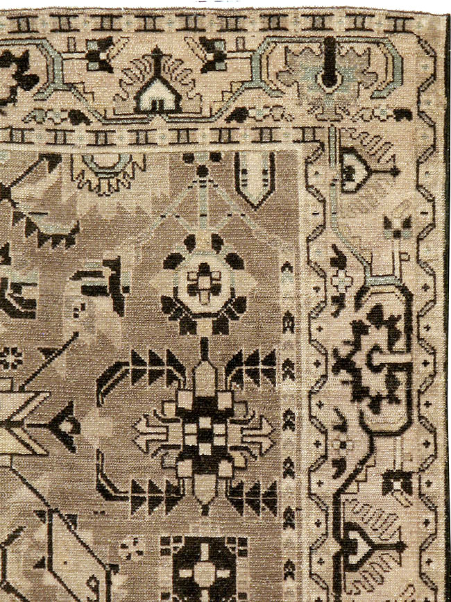 Vintage Persian Malayer Accent Rug, No.23567 - Staging