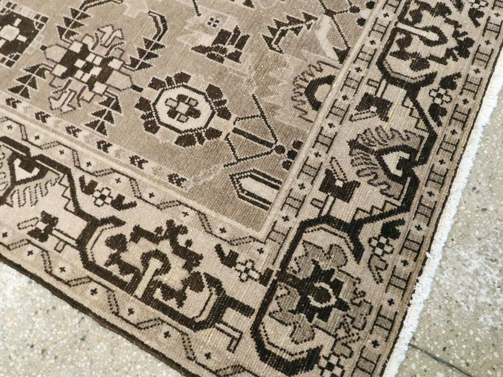 Vintage Persian Malayer Accent Rug, No.23567 - Staging