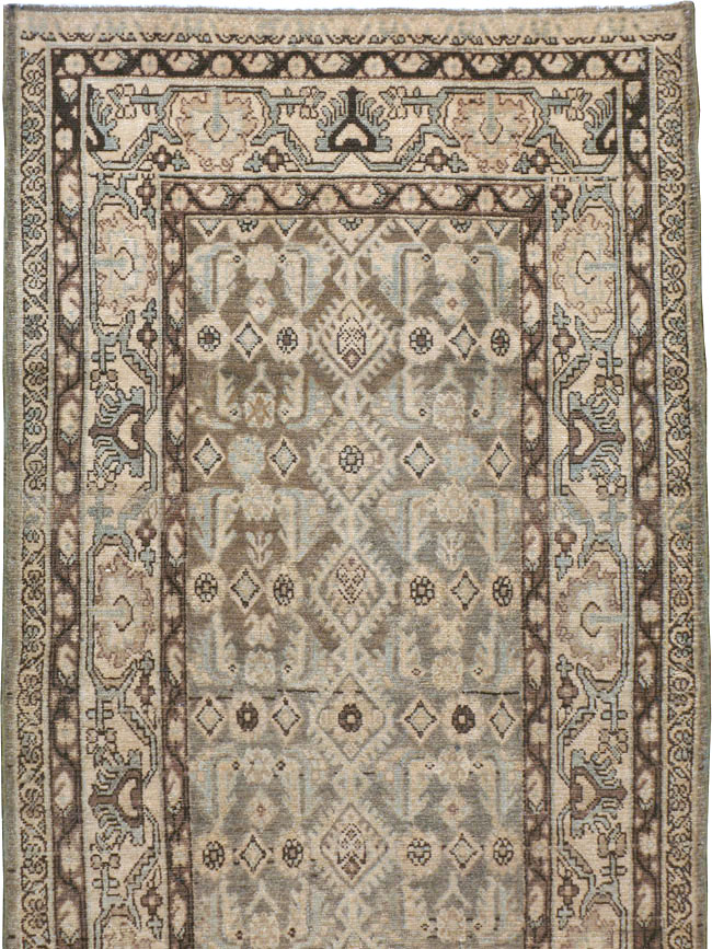 Vintage Persian Malayer Runner, No.23569 - Staging