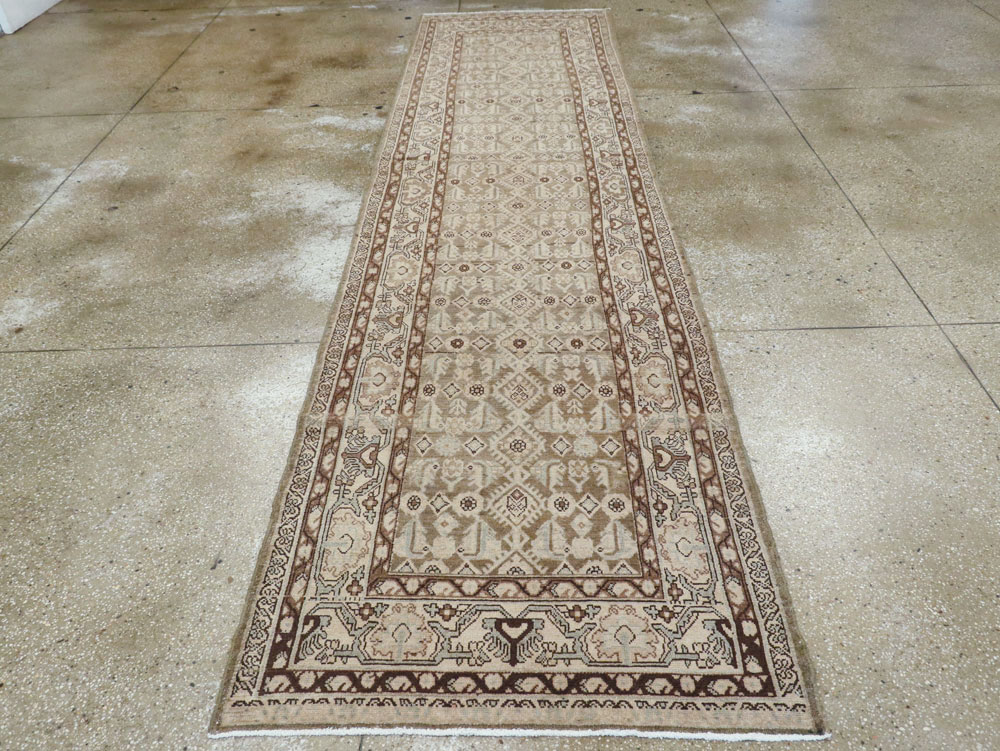 Vintage Persian Malayer Runner, No.23569 - Staging