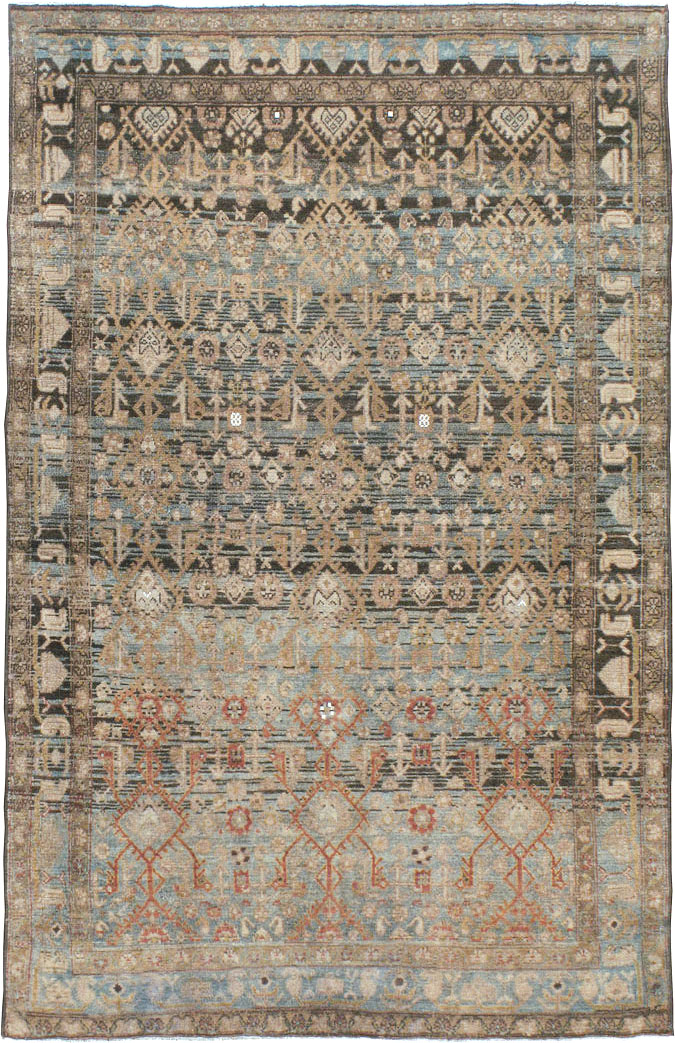 Vintage Persian Malayer Rug, No.23577 - Staging