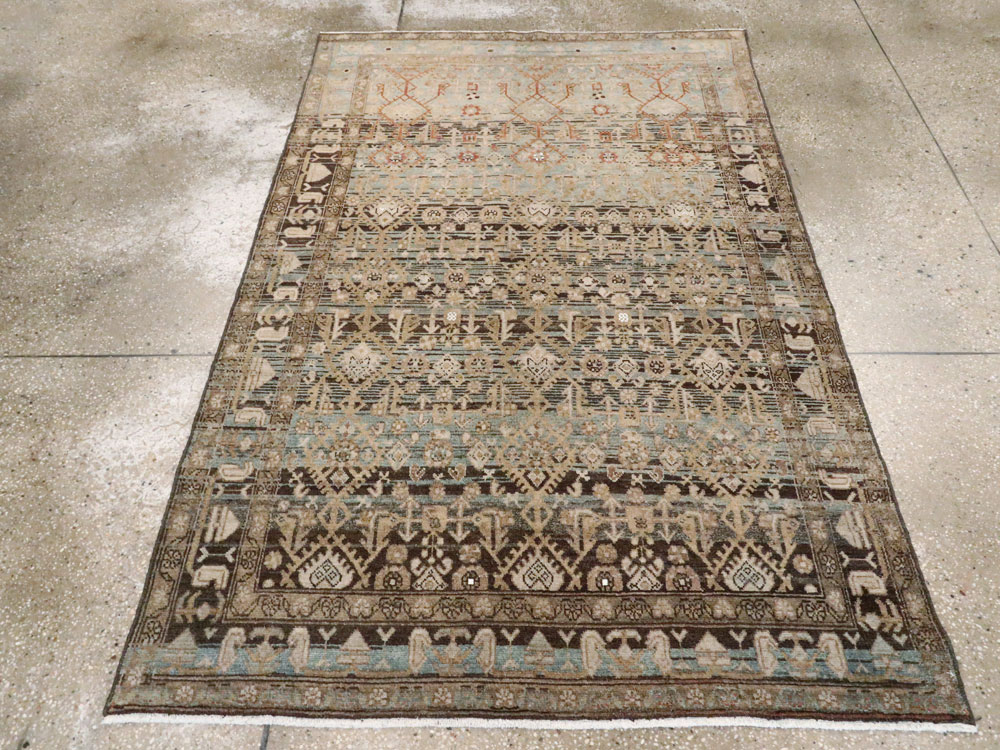 Vintage Persian Malayer Rug, No.23577 - Staging