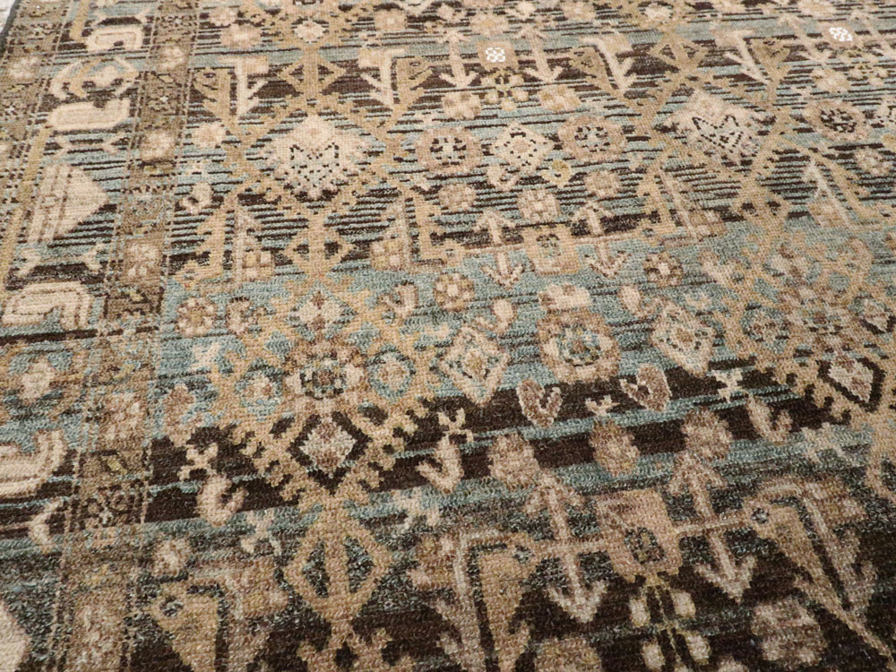 Vintage Persian Malayer Rug, No.23577 - Staging