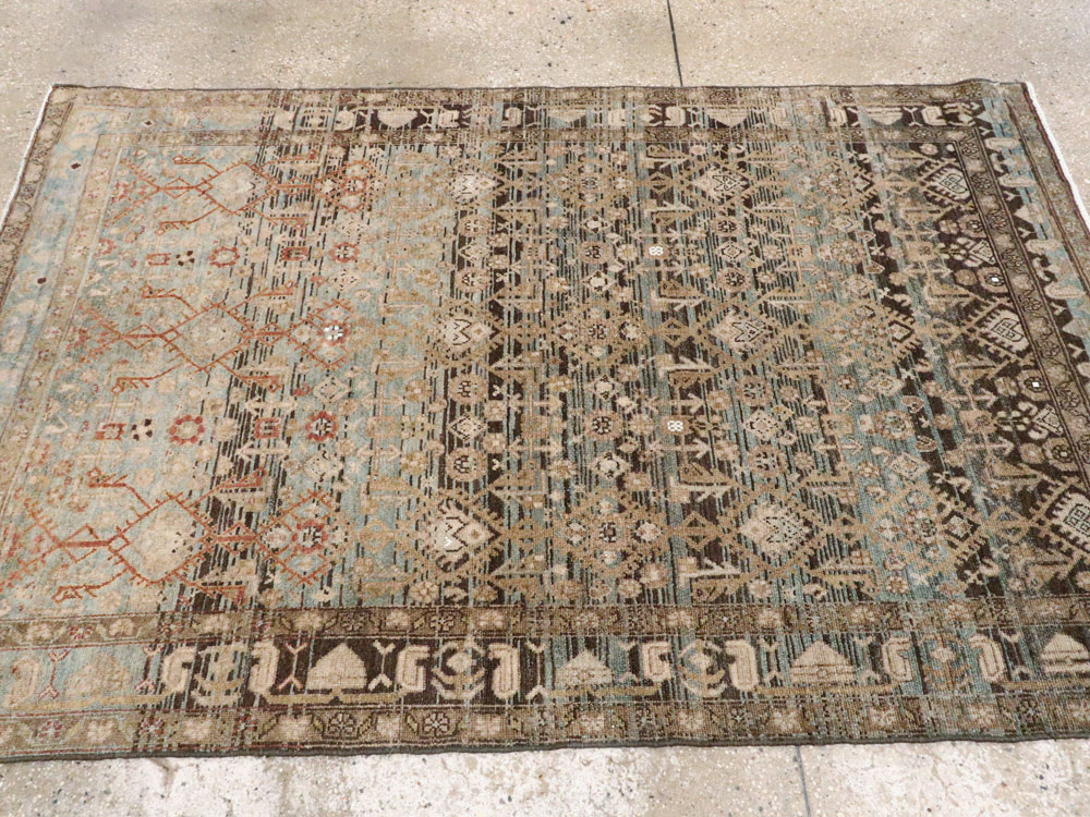 Vintage Persian Malayer Rug, No.23577 - Staging