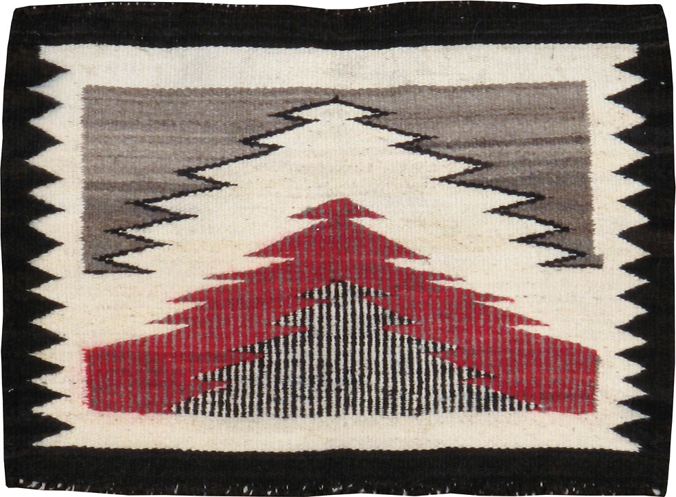 Vintage American Navajo Rug, No.23585 - Staging
