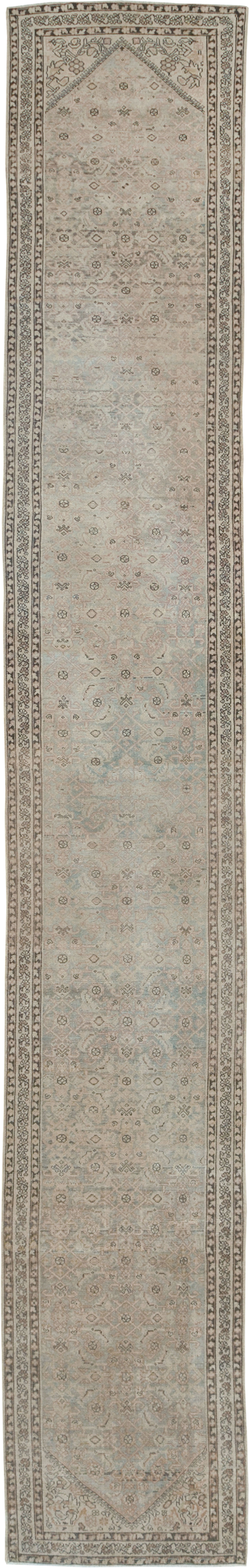 Vintage Persian Malayer Runner (Pair: 1 of 2), No.23592 - Staging