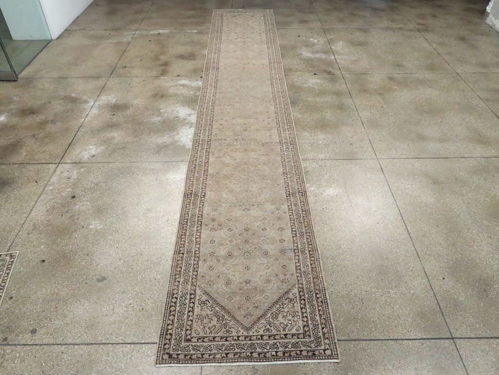 Vintage Persian Malayer Runner (Pair: 2 of 2), No.23593 - Staging