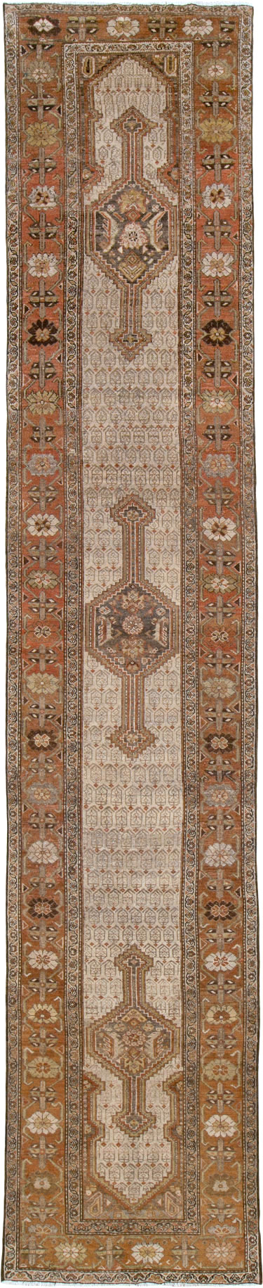 Vintage Persian Malayer Runner, No.23594 - Staging