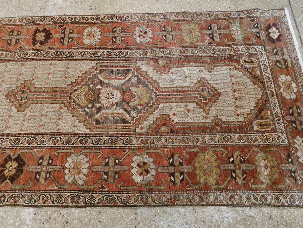 Vintage Persian Malayer Runner, No.23594 - Staging