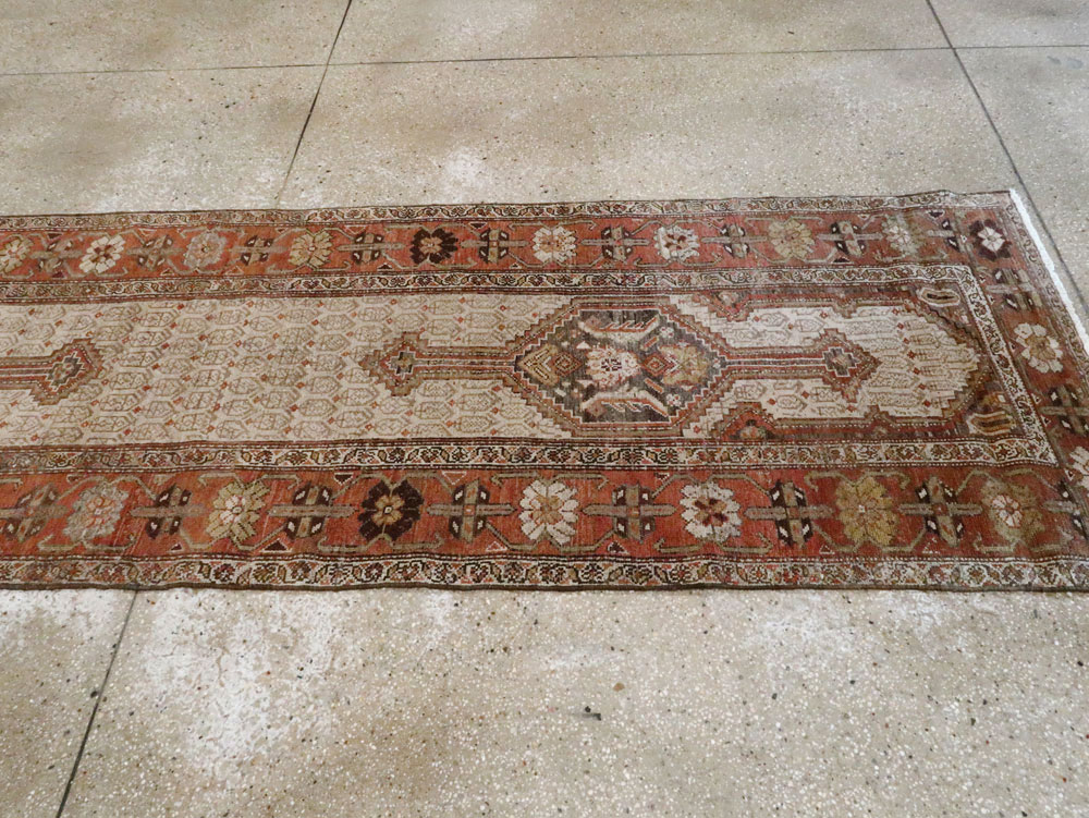 Vintage Persian Malayer Runner, No.23594 - Staging
