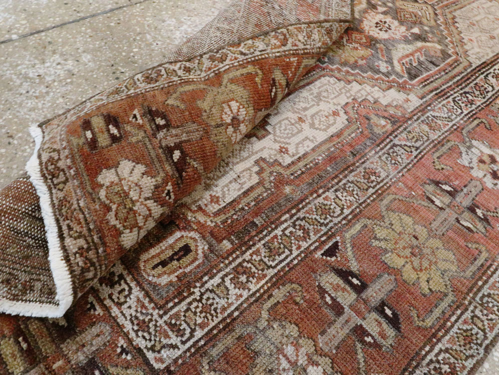 Vintage Persian Malayer Runner, No.23594 - Staging