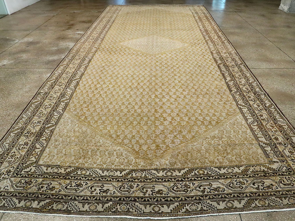 Antique Persian Malayer Gallery Carpet, No.23597 - Staging