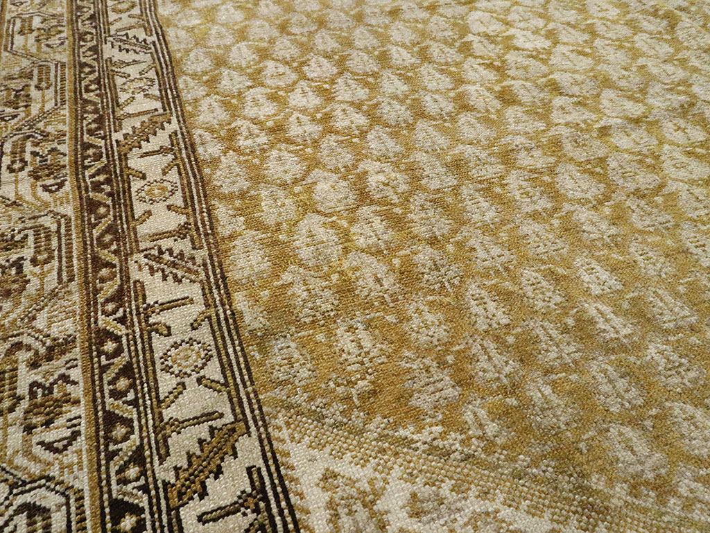 Antique Persian Malayer Gallery Carpet, No.23597 - Staging