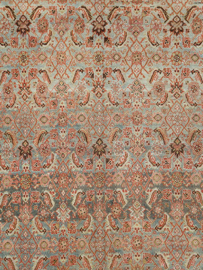 Antique Persian Malayer Carpet, No.23600 - Staging