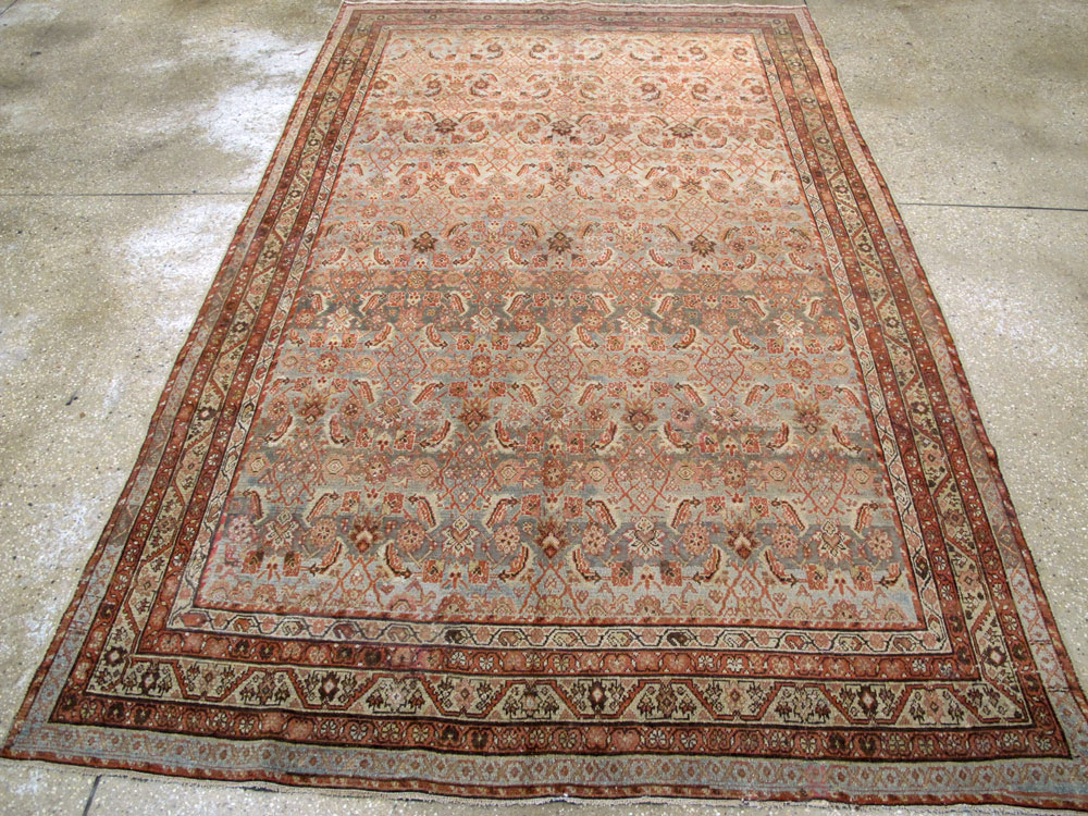 Antique Persian Malayer Carpet, No.23600 - Staging
