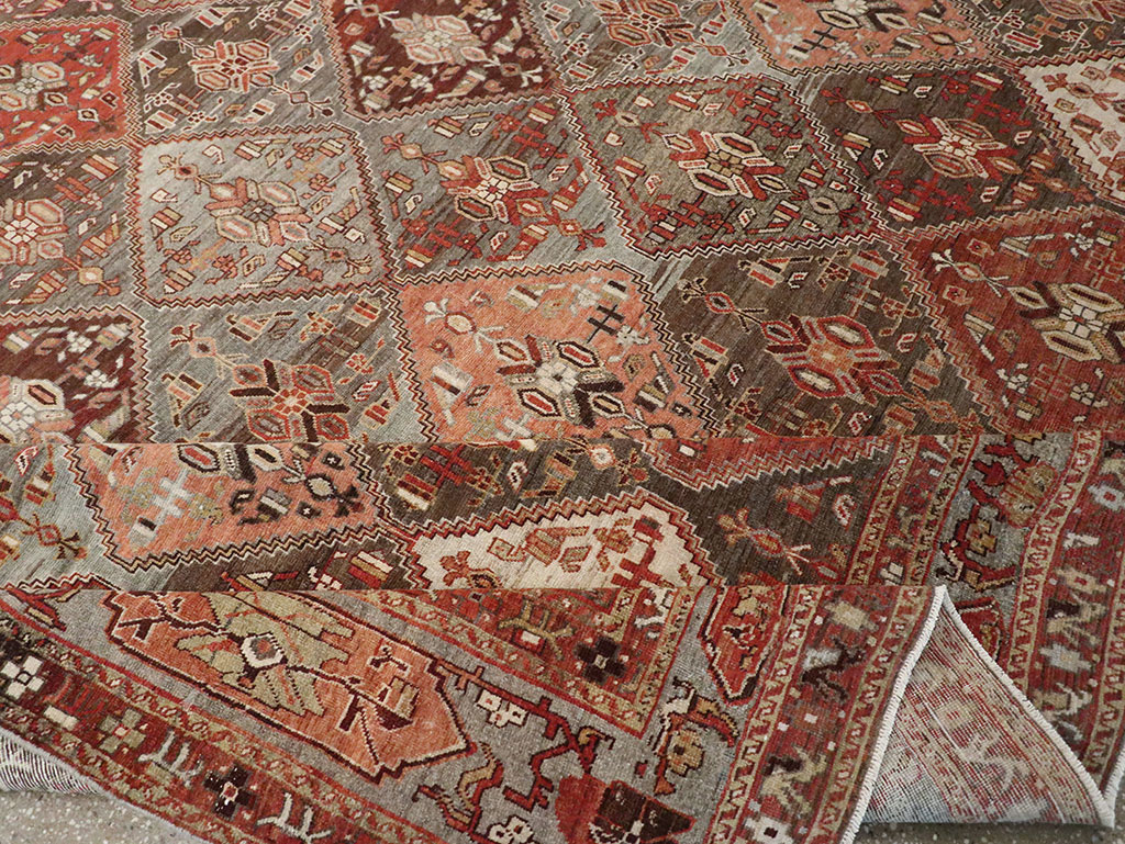 Antique Persian Afshar Carpet, No.23602 - Staging