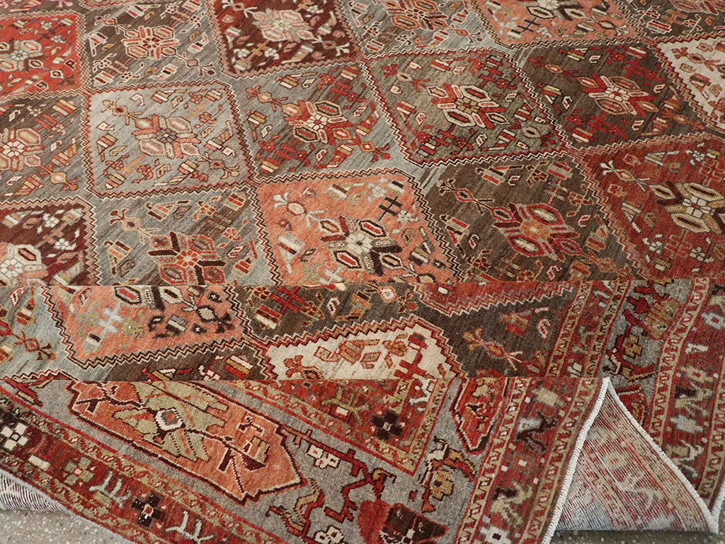 Antique Persian Afshar Carpet, No.23602 - Staging