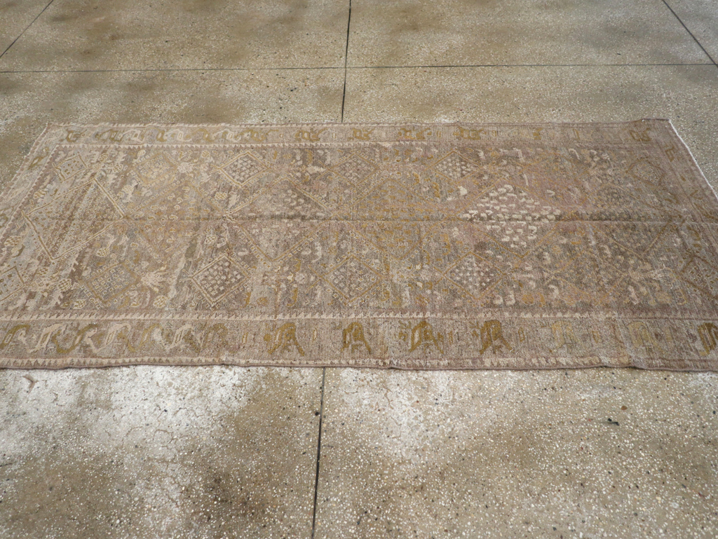 Antique Persian Kurdish Rug, No.23604 - Staging