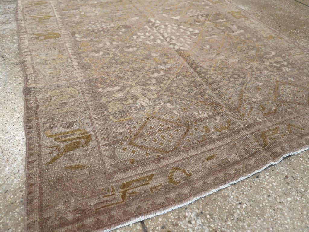 Antique Persian Kurdish Rug, No.23604 - Staging